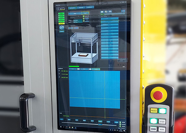 Benutzeroberfläche D-Scan Anlage